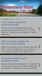 Mobile Screenshot of malaysiansmustknowthetruth.blogspot.com