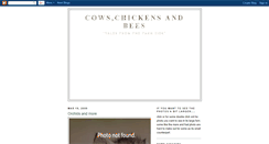 Desktop Screenshot of cowschickensandbees.blogspot.com