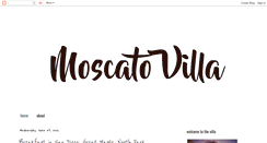 Desktop Screenshot of moscatovilla.blogspot.com