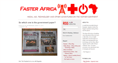 Desktop Screenshot of fasterafrica.blogspot.com