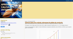 Desktop Screenshot of docente-calculointegral.blogspot.com