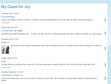 Tablet Screenshot of myquestforjoy.blogspot.com