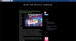 Desktop Screenshot of blowthewhistlecampaign.blogspot.com