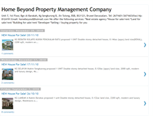 Tablet Screenshot of homebeyondproperty.blogspot.com