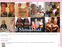 Tablet Screenshot of normalshmormal.blogspot.com