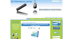 Desktop Screenshot of loshermanoscarlos.blogspot.com
