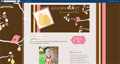 Desktop Screenshot of adamsnest.blogspot.com