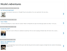 Tablet Screenshot of nicoleadventure.blogspot.com