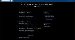 Desktop Screenshot of lossimpsonsgratis.blogspot.com