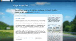 Desktop Screenshot of gapsinourgut.blogspot.com