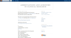 Desktop Screenshot of abbreviationsacronyms.blogspot.com