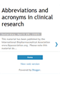 Mobile Screenshot of abbreviationsacronyms.blogspot.com