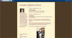 Desktop Screenshot of lucindaisadopting.blogspot.com