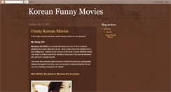 Desktop Screenshot of koreanfunnymovies.blogspot.com