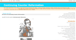 Desktop Screenshot of continuingcounterreformation.blogspot.com