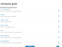Tablet Screenshot of mechquest3008.blogspot.com