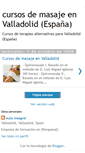 Mobile Screenshot of cursosdemasajeenvalladolid.blogspot.com