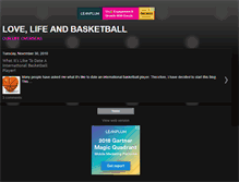 Tablet Screenshot of lovelifeandbasketball.blogspot.com