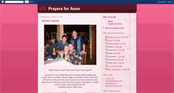 Desktop Screenshot of prayersforanne.blogspot.com