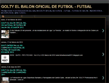 Tablet Screenshot of goltybalonoficial.blogspot.com