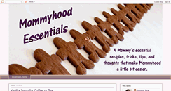 Desktop Screenshot of mommyhoodessentials.blogspot.com