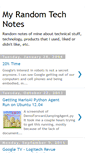 Mobile Screenshot of myrandomtechnotes.blogspot.com