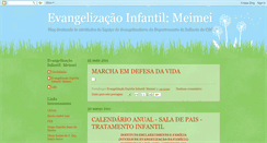 Desktop Screenshot of evangelizacaocegal.blogspot.com