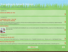 Tablet Screenshot of evangelizacaocegal.blogspot.com