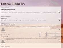 Tablet Screenshot of misszieyla.blogspot.com