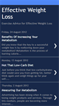 Mobile Screenshot of effectiveweightlose.blogspot.com