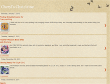 Tablet Screenshot of cherylschatelaine.blogspot.com