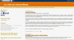 Desktop Screenshot of lavidaesmaravillosa.blogspot.com