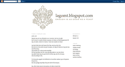 Desktop Screenshot of lagomt.blogspot.com