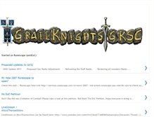 Tablet Screenshot of grailknights.blogspot.com