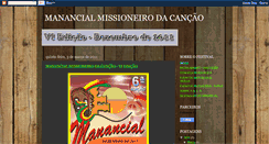 Desktop Screenshot of manancialmissioneiro.blogspot.com