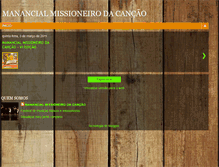 Tablet Screenshot of manancialmissioneiro.blogspot.com