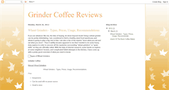 Desktop Screenshot of grindercoffee.blogspot.com