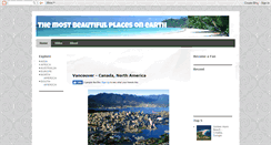 Desktop Screenshot of earth-places.blogspot.com