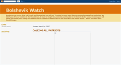 Desktop Screenshot of bolshevikwatch.blogspot.com