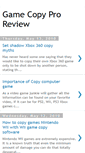 Mobile Screenshot of gamecopyproreview.blogspot.com