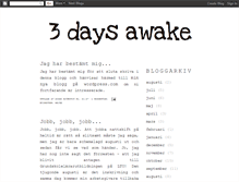 Tablet Screenshot of 3daysawake.blogspot.com