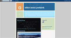 Desktop Screenshot of biltonbetonprefabrik.blogspot.com
