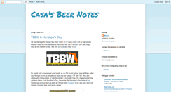 Desktop Screenshot of casabeerblog.blogspot.com
