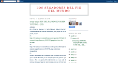 Desktop Screenshot of lossegadoresdelfindelmundo.blogspot.com