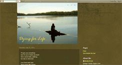 Desktop Screenshot of dying4life.blogspot.com