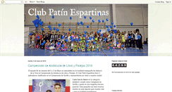 Desktop Screenshot of clubpatinespartinas.blogspot.com