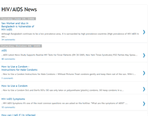 Tablet Screenshot of hiv-aids-news.blogspot.com