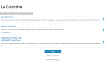 Tablet Screenshot of lacolectiva.blogspot.com