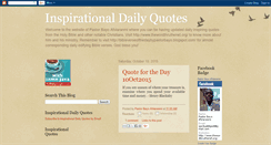 Desktop Screenshot of inspirationaldailyquotes.blogspot.com