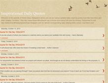 Tablet Screenshot of inspirationaldailyquotes.blogspot.com